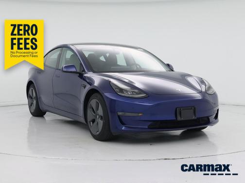 Blue 2021 Tesla Model 3 Long Range