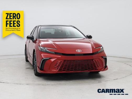 Red 2025 Toyota Camry XSE