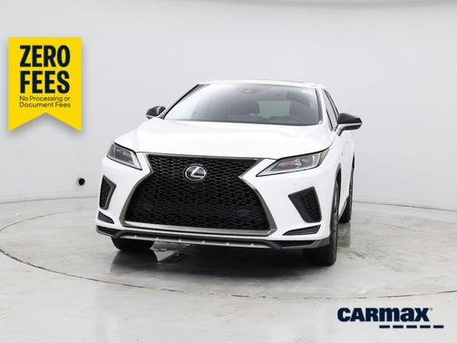 White 2021 Lexus RX 350 F-SPORT Handling