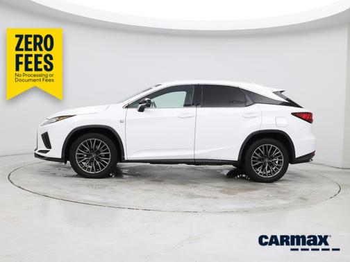 White 2021 Lexus RX 350 F-SPORT Handling