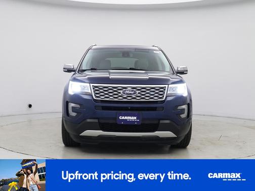 Blue 2017 Ford Explorer Platinum
