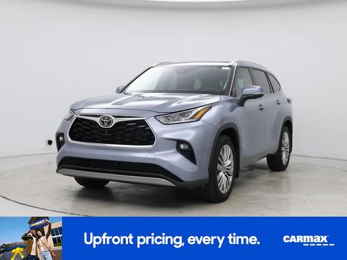 Blue 2024 Toyota Highlander Platinum