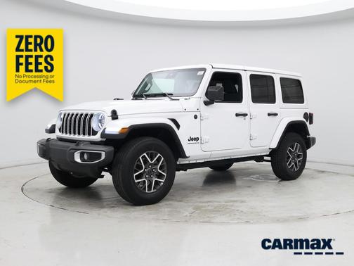 White 2025 Jeep Wrangler Sahara