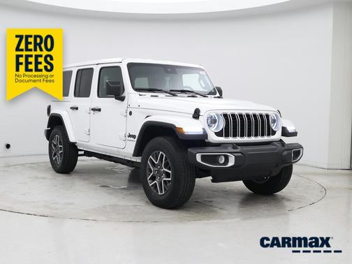White 2025 Jeep Wrangler Sahara