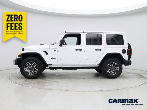 White 2025 Jeep Wrangler Sahara