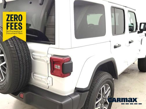 White 2025 Jeep Wrangler Sahara