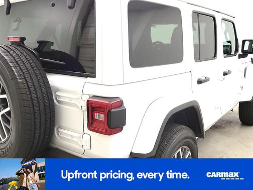 White 2025 Jeep Wrangler Sahara