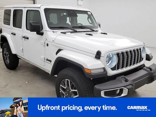 White 2025 Jeep Wrangler Sahara