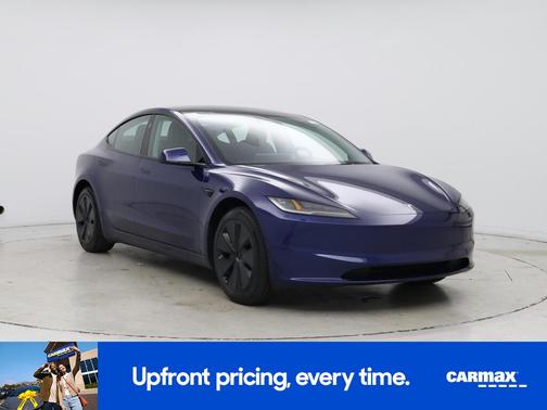 Blue 2025 Tesla Model 3 Long Range