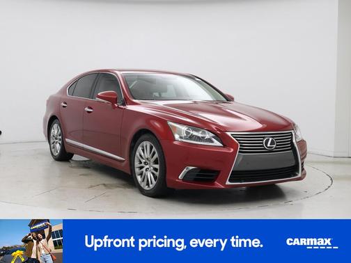 Red 2015 Lexus LS 460