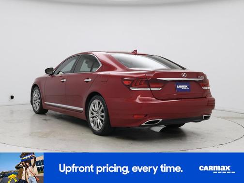 Red 2015 Lexus LS 460