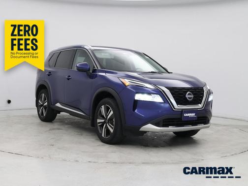 Blue 2023 Nissan Rogue Platinum