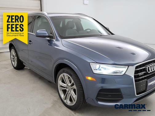 Blue 2017 Audi Q3 Premium Plus