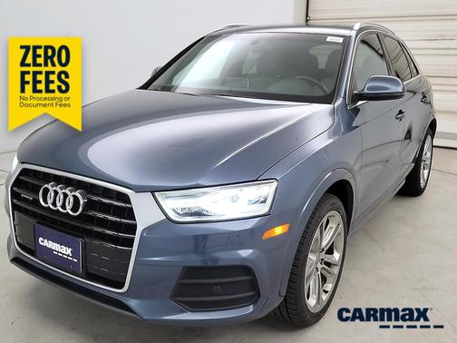 Blue 2017 Audi Q3 Premium Plus