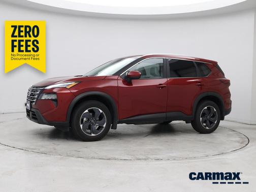 Red 2024 Nissan Rogue SV