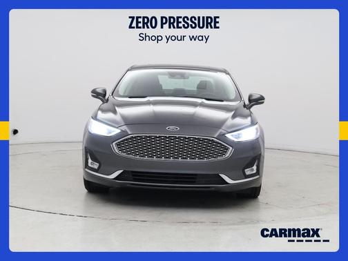 Gray 2019 Ford Fusion Hybrid Titanium