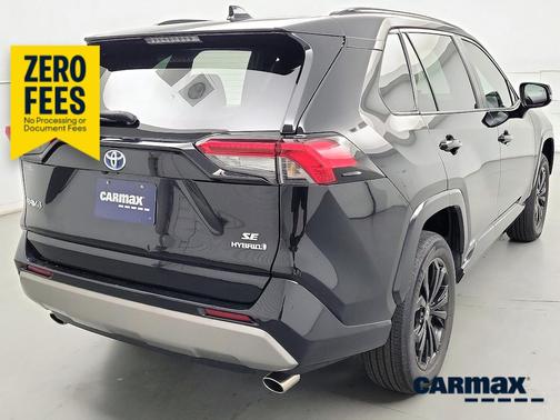 Black 2022 Toyota RAV4 Hybrid SE