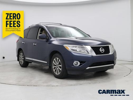 Blue 2016 Nissan Pathfinder SL