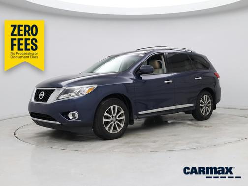 Blue 2016 Nissan Pathfinder SL