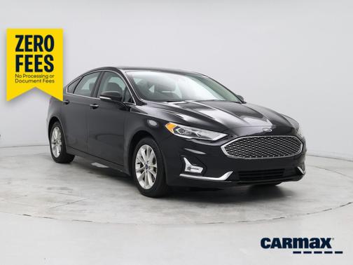 Black 2019 Ford Fusion Energi Titanium