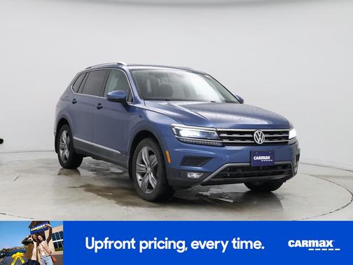 Blue 2018 Volkswagen Tiguan SEL Premium