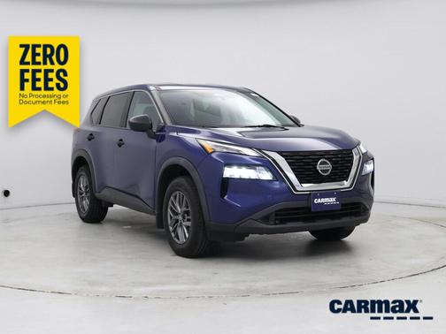 Blue 2021 Nissan Rogue S