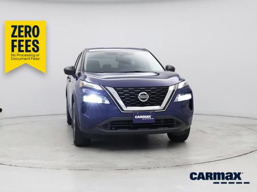 Blue 2021 Nissan Rogue S