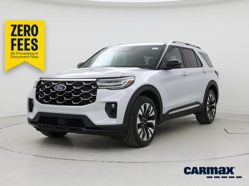 Silver 2025 Ford Explorer Platinum