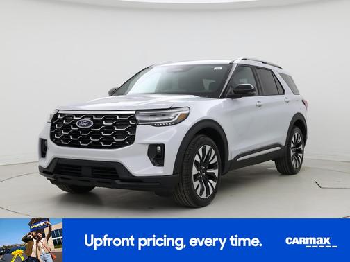 Silver 2025 Ford Explorer Platinum