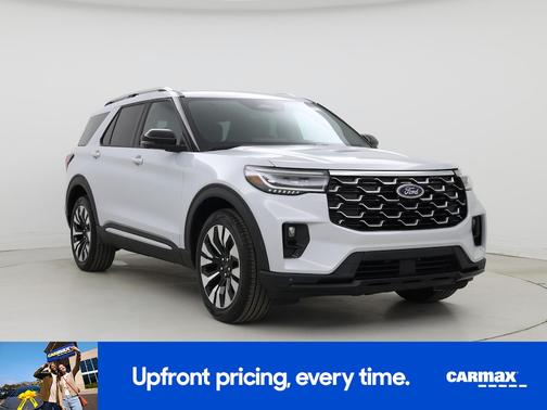 Silver 2025 Ford Explorer Platinum