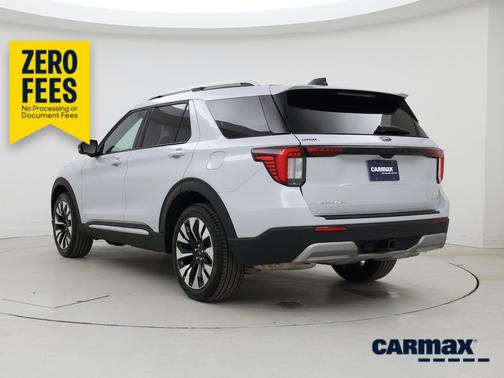 Silver 2025 Ford Explorer Platinum