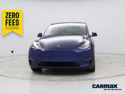 Blue 2021 Tesla Model Y Long Range