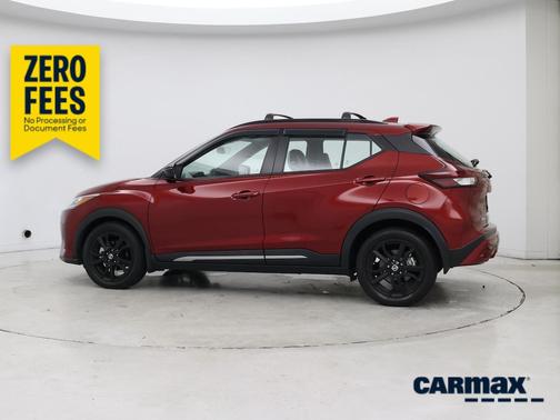 Burgundy 2021 Nissan Kicks SR