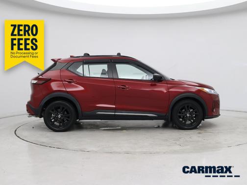 Burgundy 2021 Nissan Kicks SR