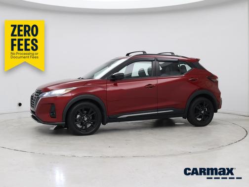 Burgundy 2021 Nissan Kicks SR