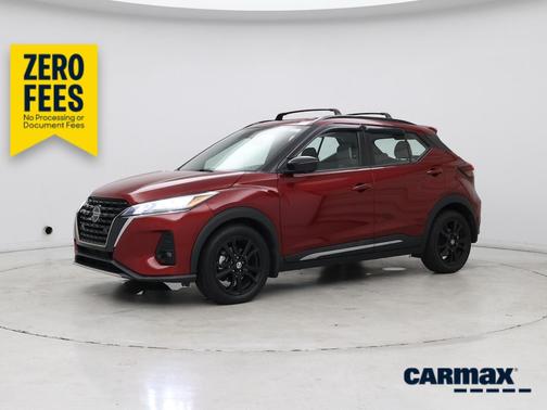 Burgundy 2021 Nissan Kicks SR