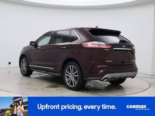 Burgundy 2019 Ford Edge Titanium