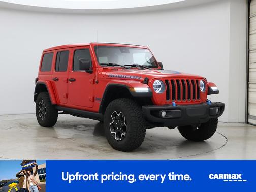 Red 2021 Jeep Wrangler Unlimited 4xe Unlimited Rubicon