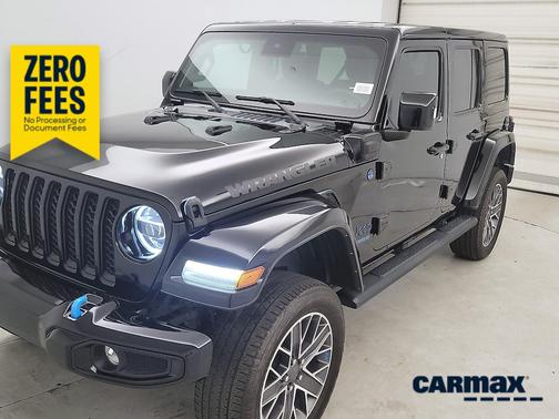 Black 2022 Jeep Wrangler Unlimited 4xe Unlimited Sahara High Altitude