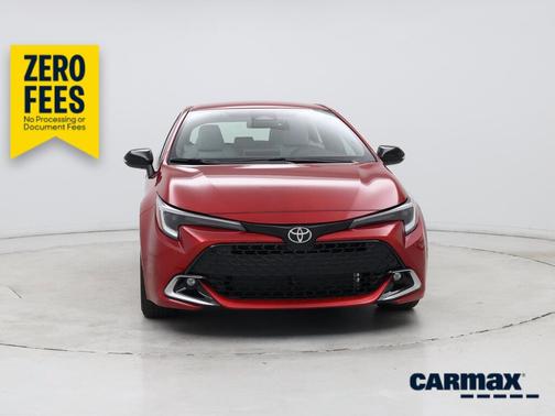 Red 2026 Toyota Corolla Hatchback XSE