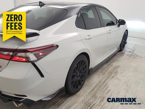 White 2021 Toyota Camry TRD