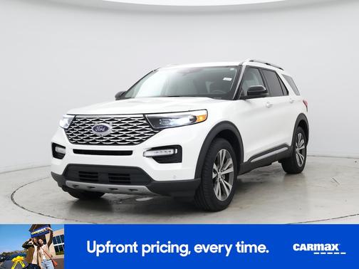 White 2020 Ford Explorer Platinum