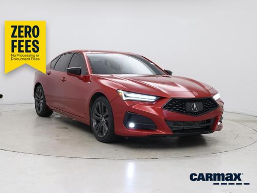 Red 2021 Acura TLX SH-AWD A-Spec