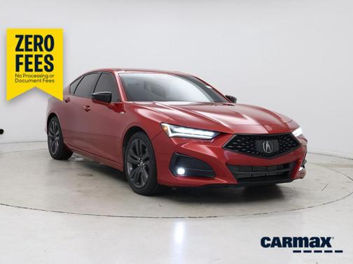 Red 2021 Acura TLX SH-AWD A-Spec