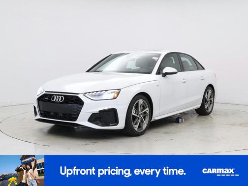White 2021 Audi A4 S-Line Premium Plus