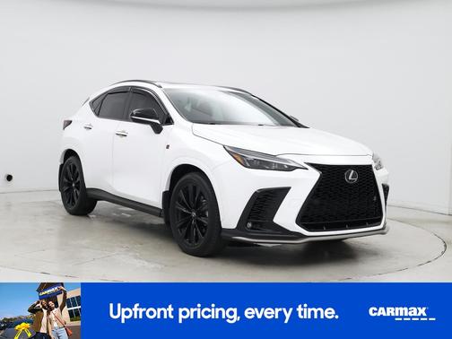 White 2024 Lexus NX 350 F-SPORT Handling
