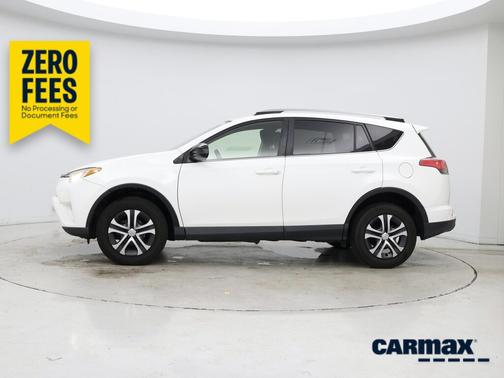White 2017 Toyota RAV4 LE