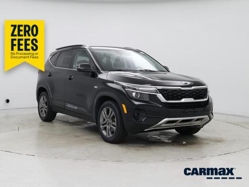 Black 2021 Kia Seltos S