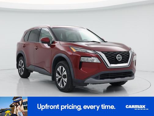 Burgundy 2021 Nissan Rogue SV