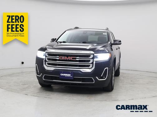 Blue 2021 GMC Acadia SLT